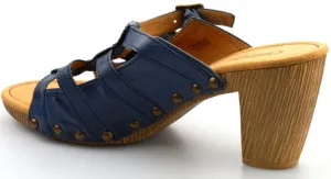 '03.801.76' women's slide sandal - blue