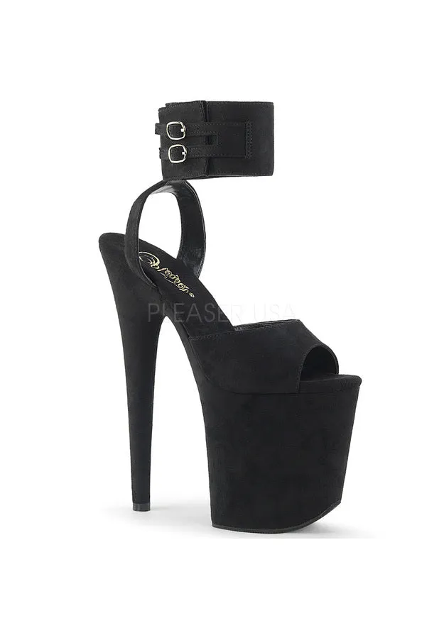 8" Heel, 4" PF Ankle Strap Sandal
