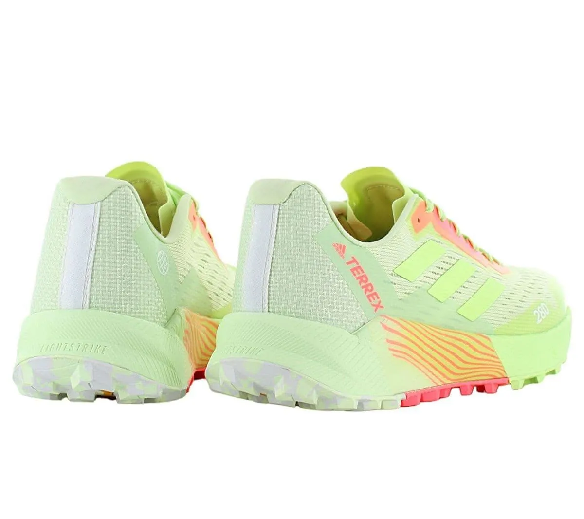 adidas TERREX Agravic Flow 2 W - Damen Trail-Running Schuhe Laufschuhe Grün H03191