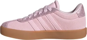 adidas VL Court 3.0 Sneaker, Clear Pink/Clear Pink/Gum, 7 US Unisex Big Kid