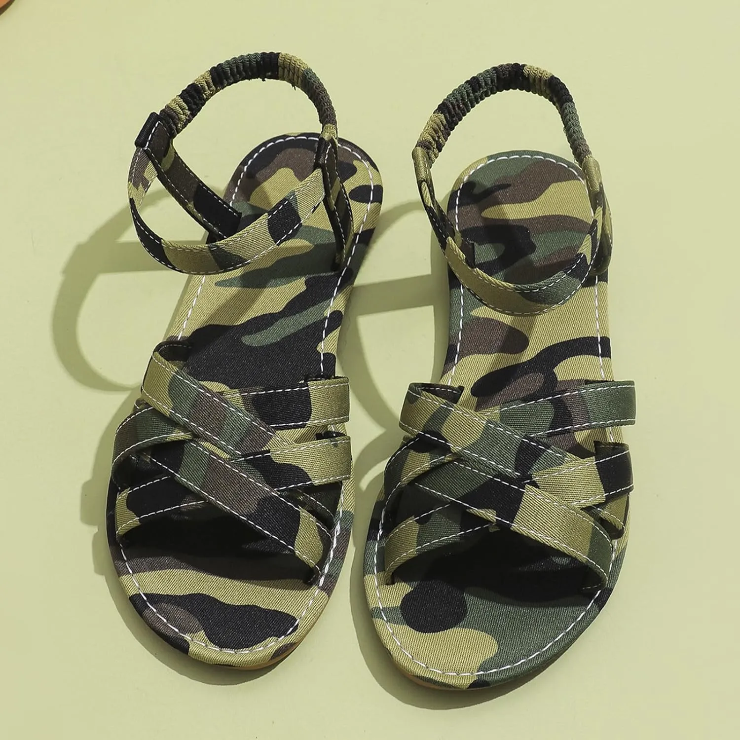 Adjustable Strap Flat Sandals for Women Summer Comfortable Summer Dress Shoes Slim Flat Sandals for Women