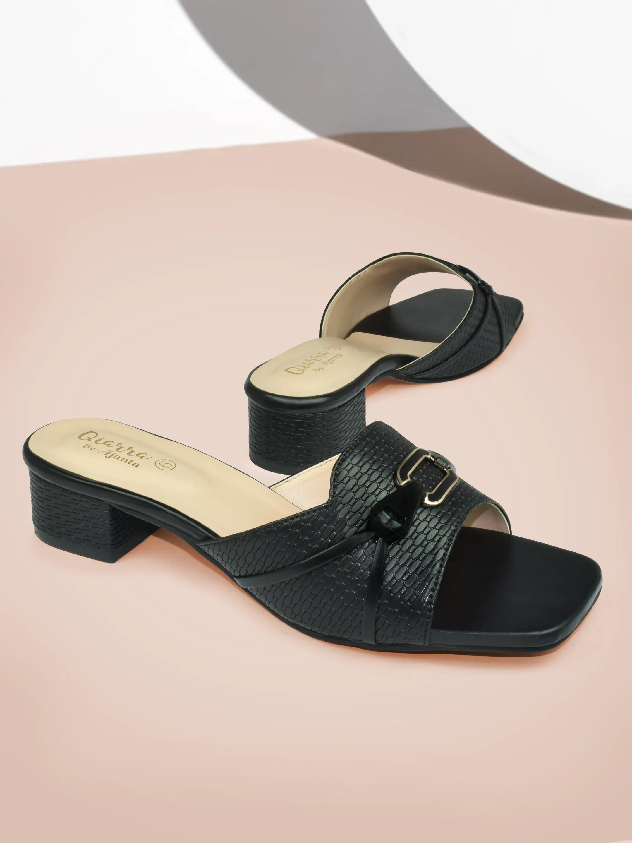 Ajanta Smart Casual Heel Stylish for Women Slip On Sandal Looks Great with Jeans, Pants, Sarees