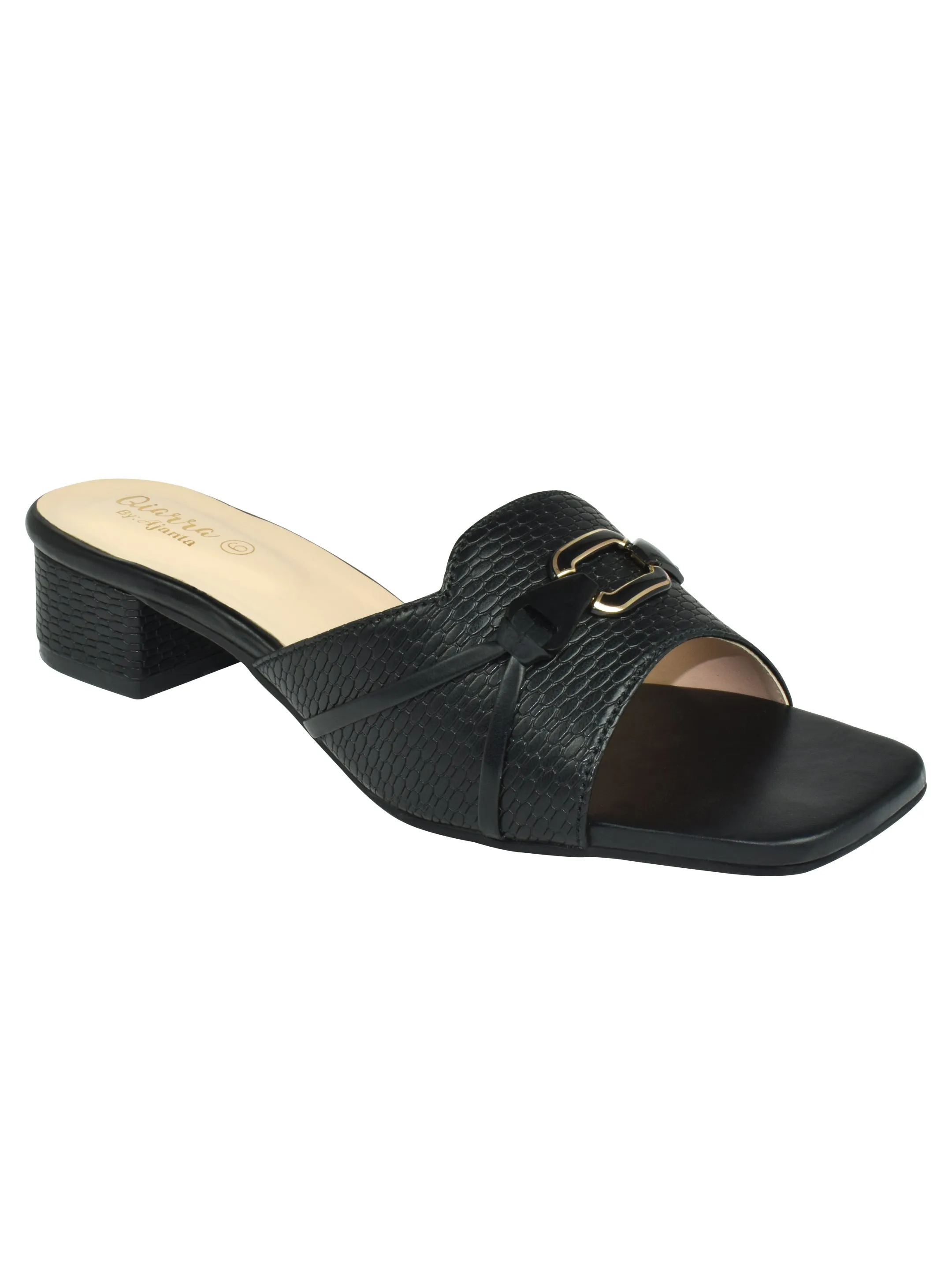 Ajanta Smart Casual Heel Stylish for Women Slip On Sandal Looks Great with Jeans, Pants, Sarees