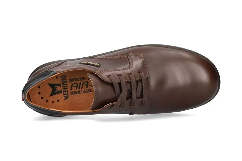 'Almeric' men's lace-up shoe - Brown