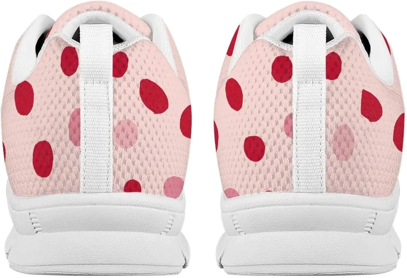 AmzPrint Women Mens Fashion Sneaker White Sole Cute Tennis Shoes for Women Black Casual Running Walking Shoes Size 6