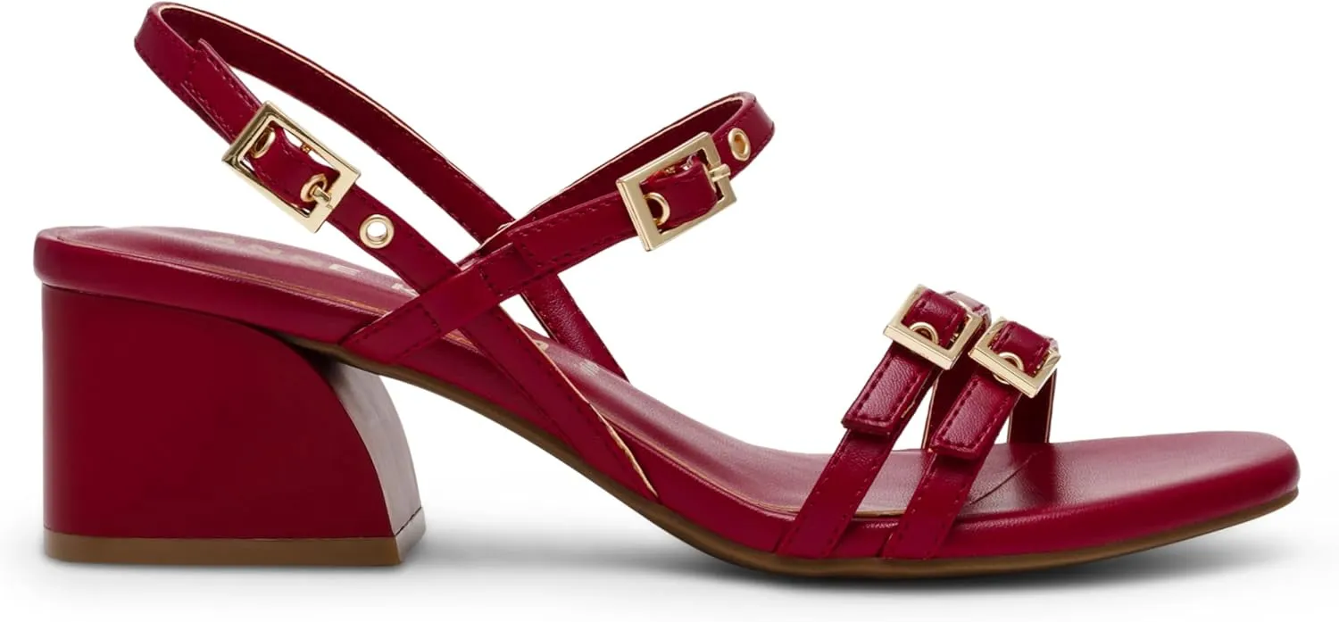 Anne Klein Women's Block Heel Sandal Mackenzie