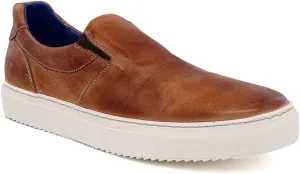 Bed|Stu Men’s Harry Leather Timeless Silhouetted Sneaker (Tan Rustic, 10)