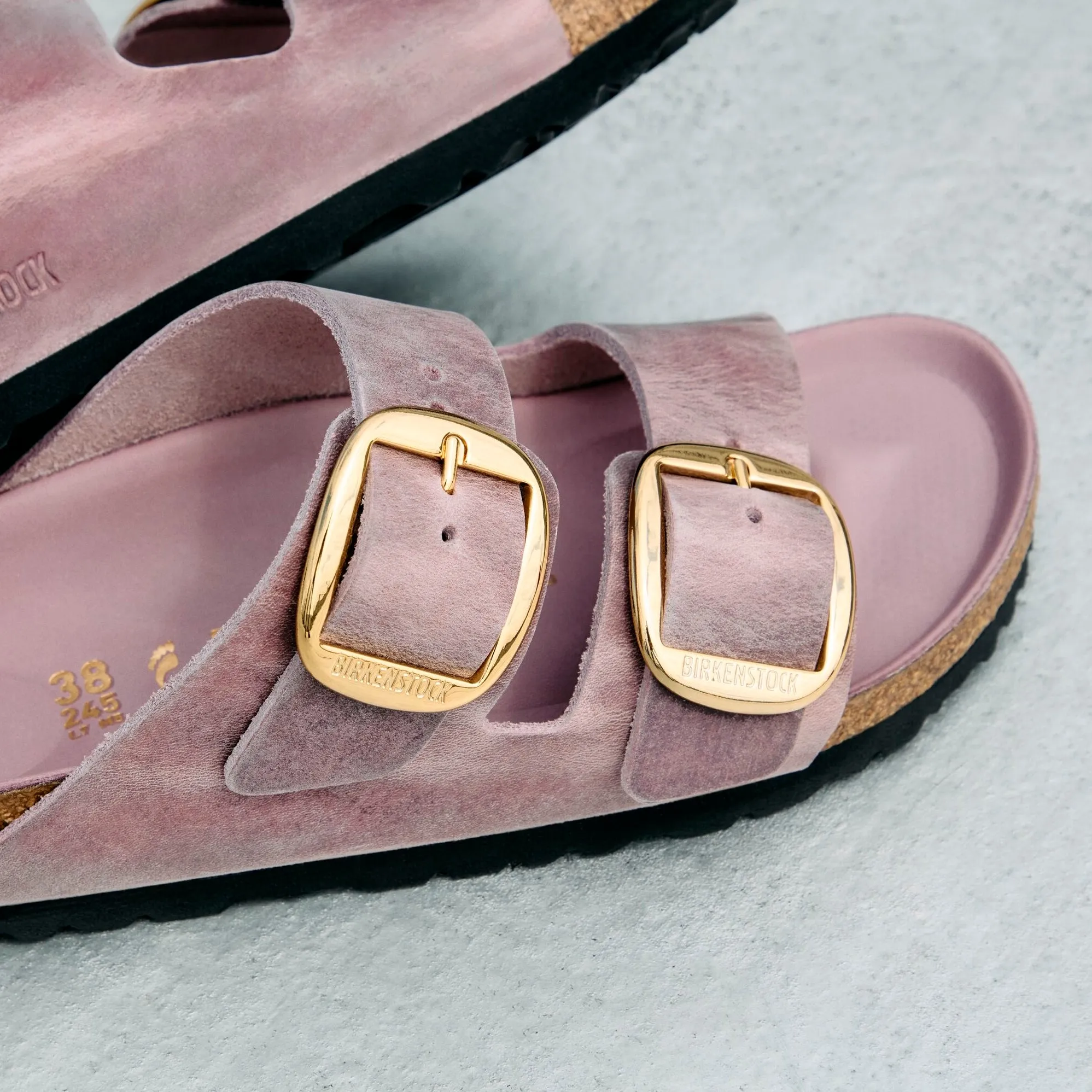 Birkenstock Arizona Big Buckle lavender oiled leather