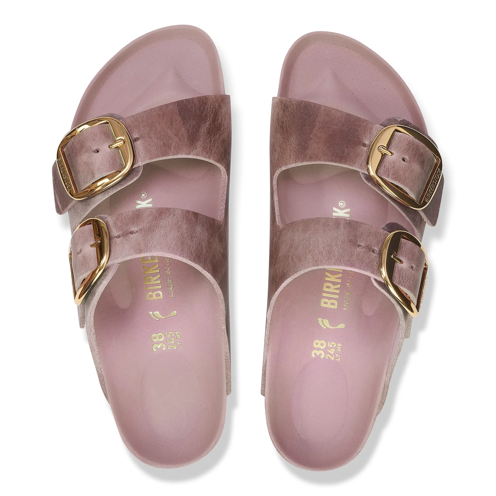 Birkenstock Arizona Big Buckle lavender oiled leather