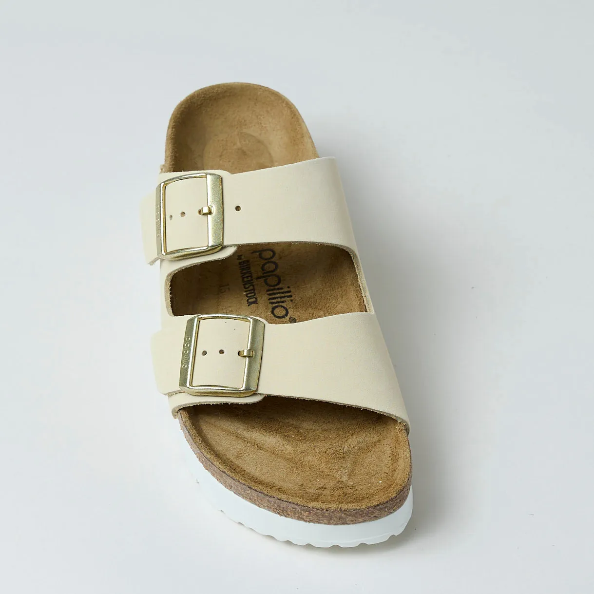 Birkenstock Beige Leather Arizona Sandals