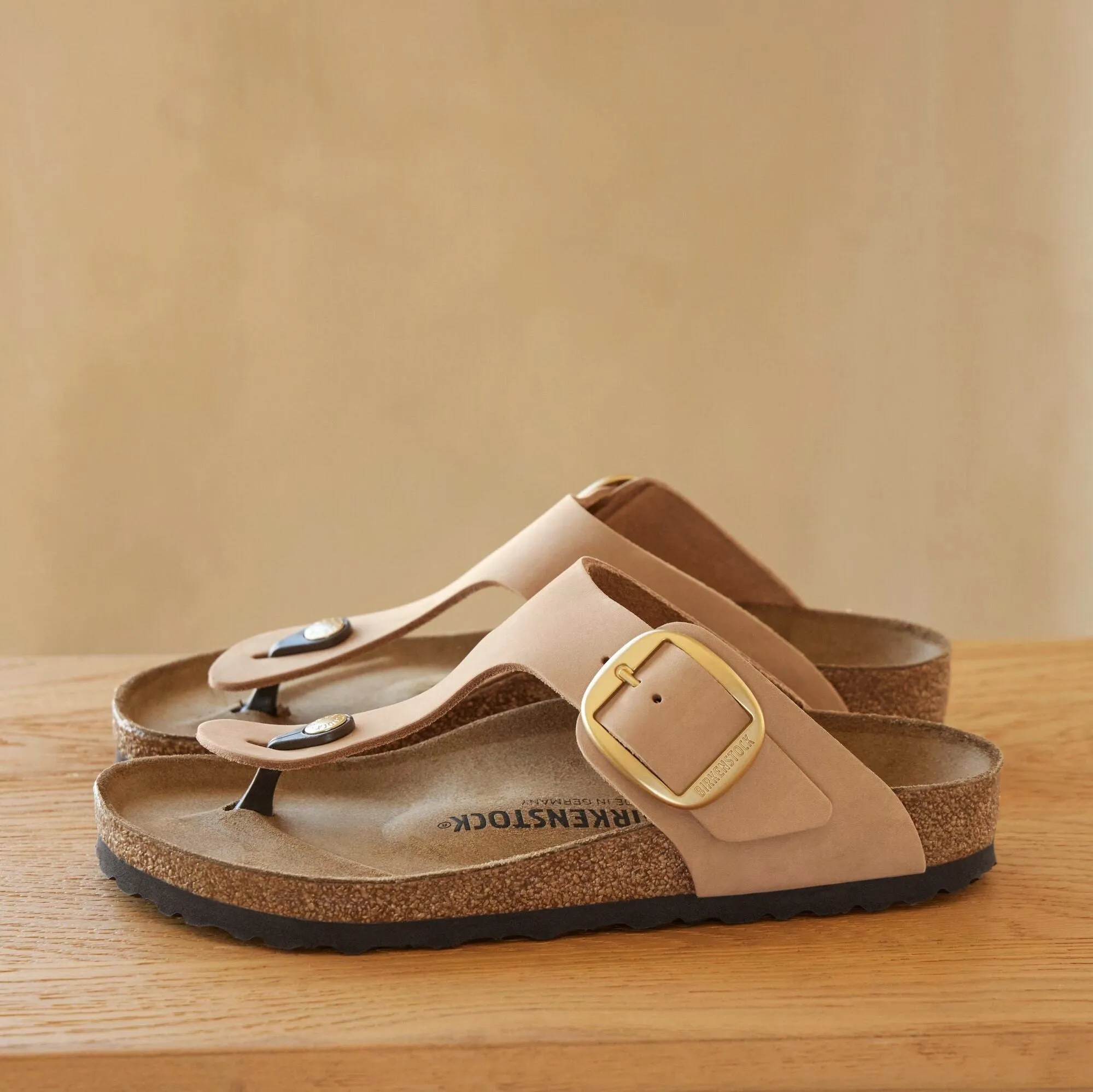 Birkenstock Gizeh Big Buckle sandcastle nubuck