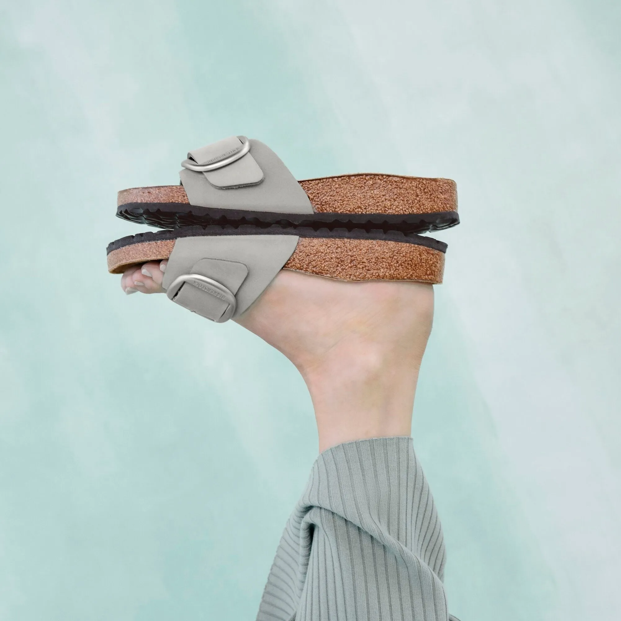 Birkenstock Madrid Big Buckle pure sage nubuck