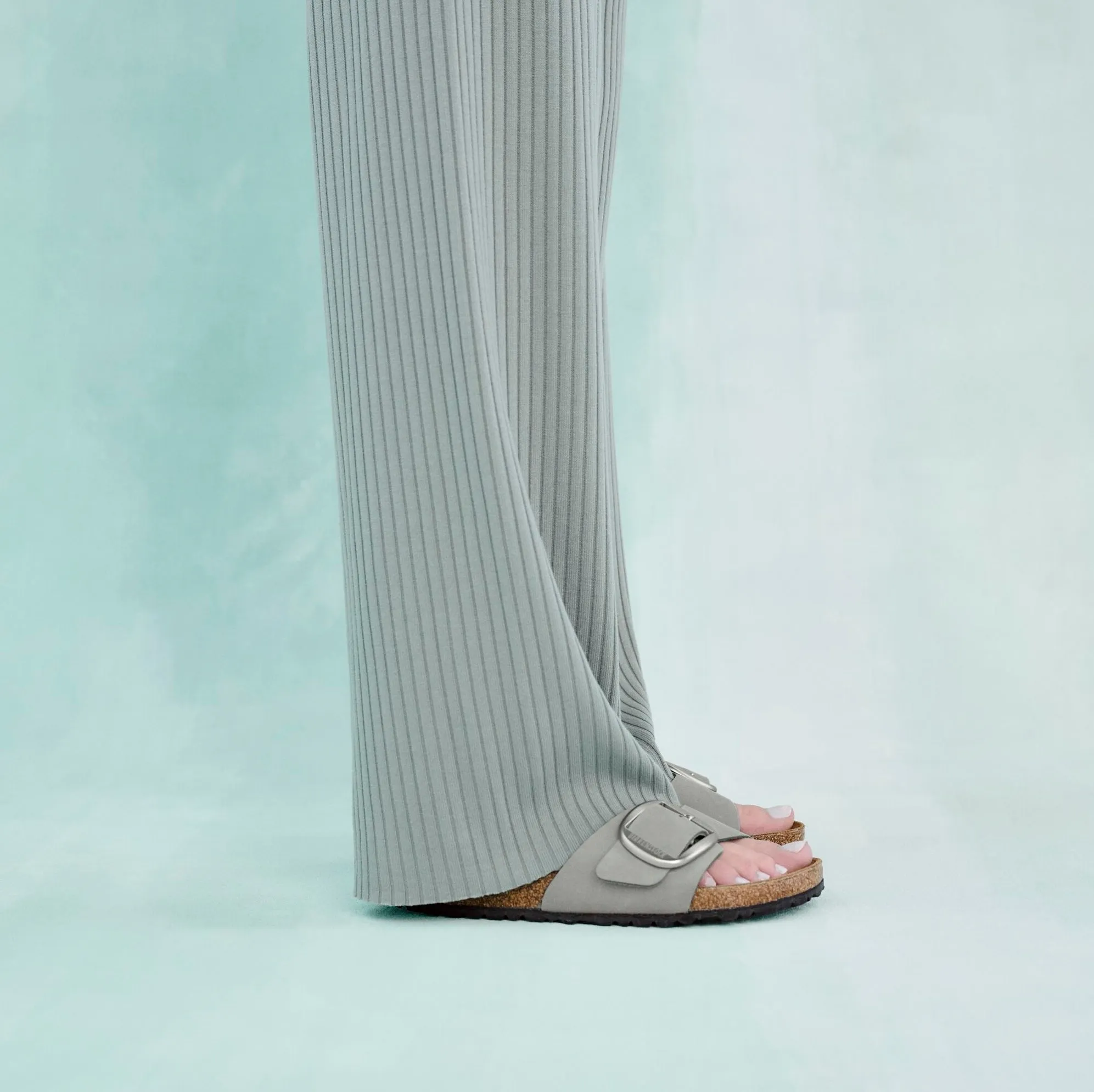 Birkenstock Madrid Big Buckle pure sage nubuck
