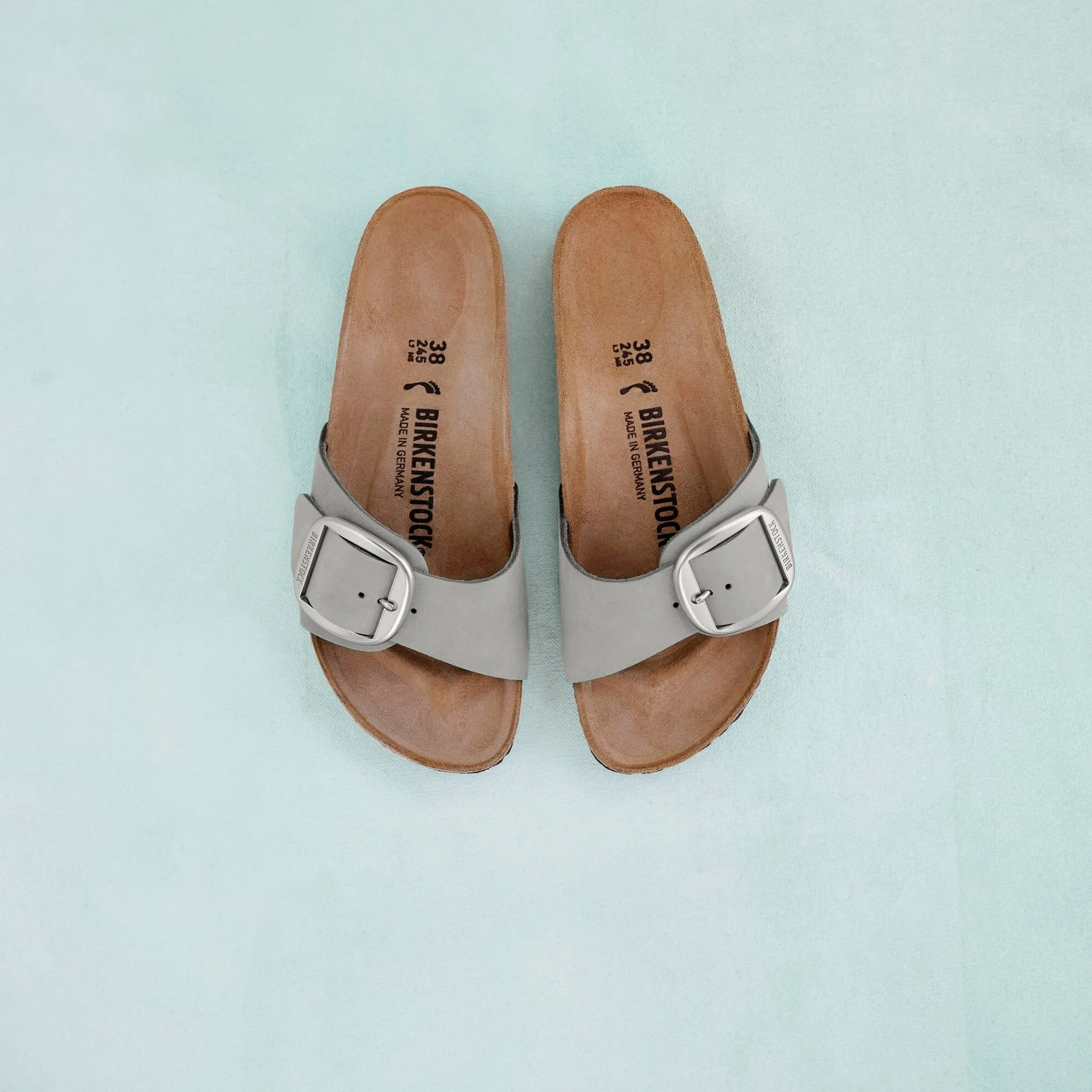 Birkenstock Madrid Big Buckle pure sage nubuck