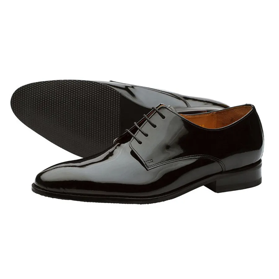 Black Patent Derby