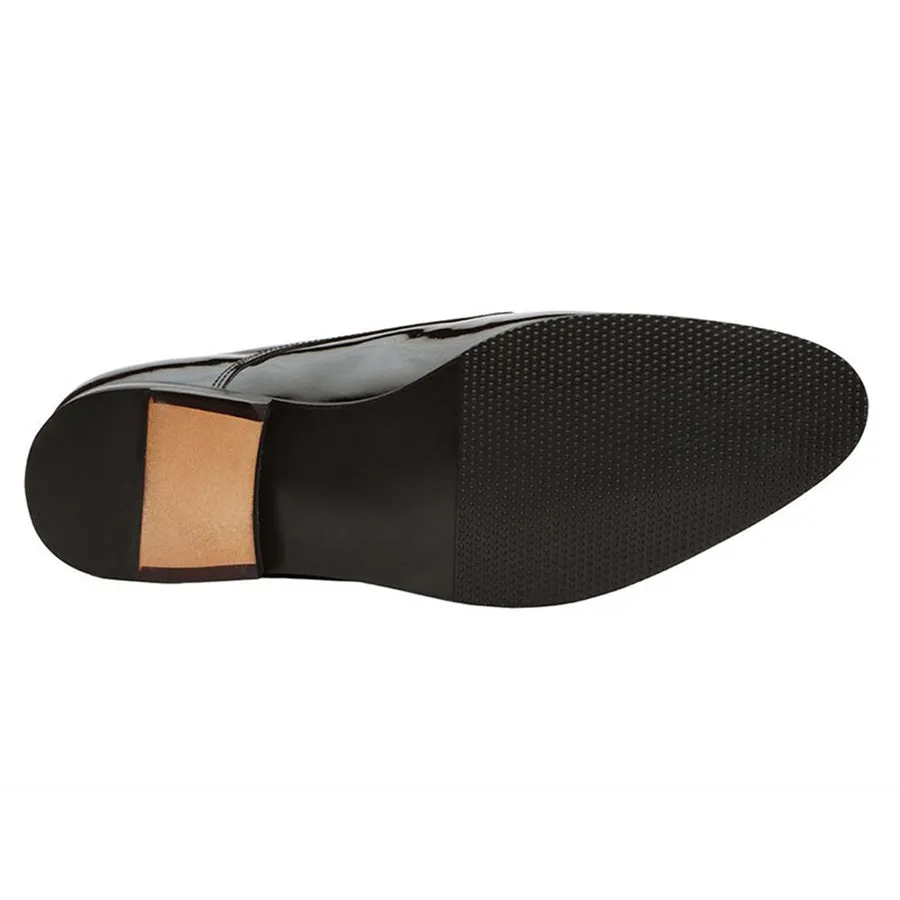 Black Patent Derby