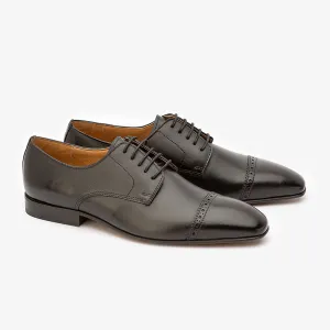 Black Square Toe Derby