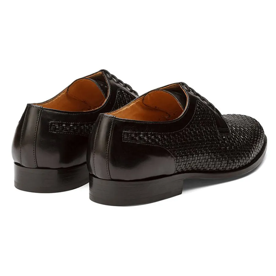 Black Woven Derby