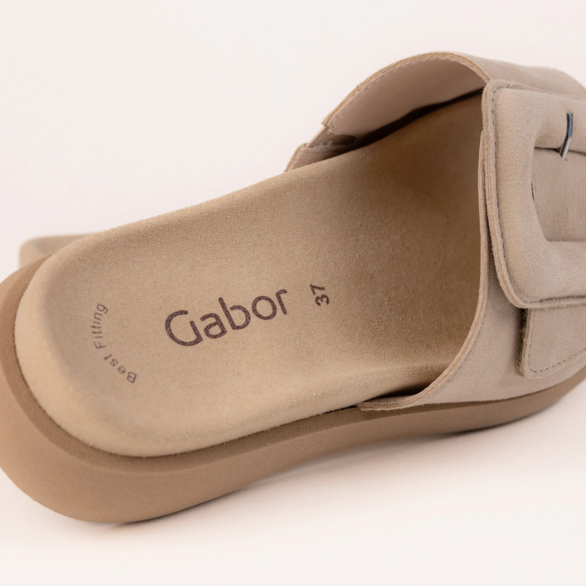 BUCKLE SLIDE - DESERT - NUBUCK