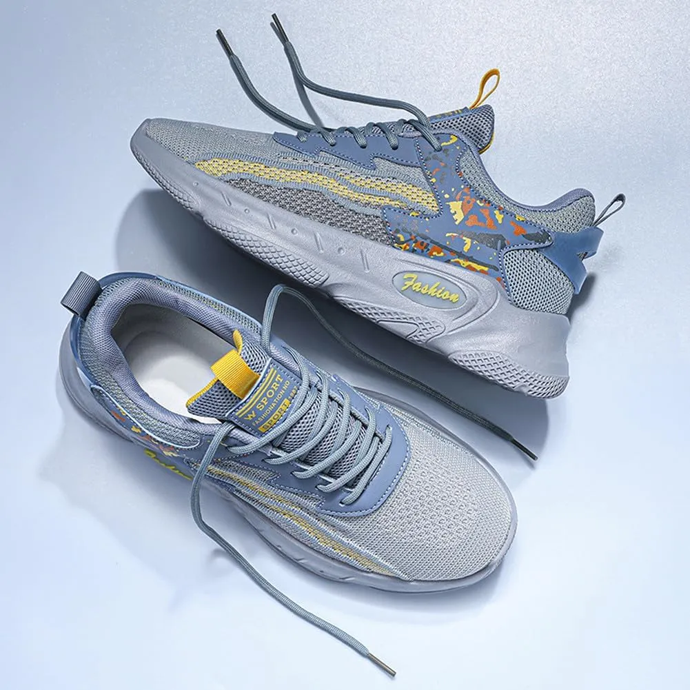 Casual Fly-Weaving Mesh Casual Running Sneakers Breathable Jogging Walking Shoes