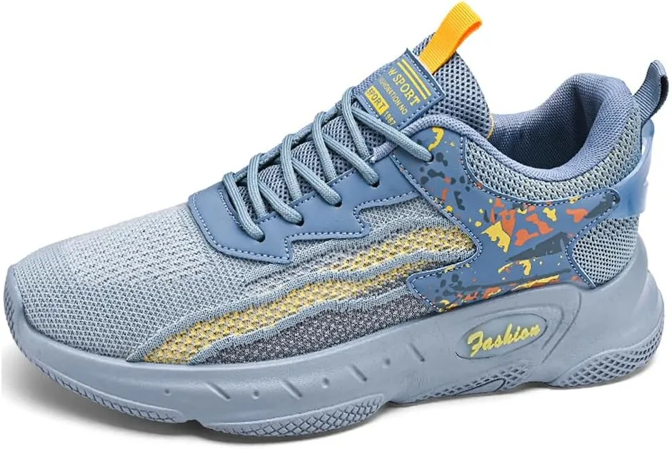 Casual Fly-Weaving Mesh Casual Running Sneakers Breathable Jogging Walking Shoes