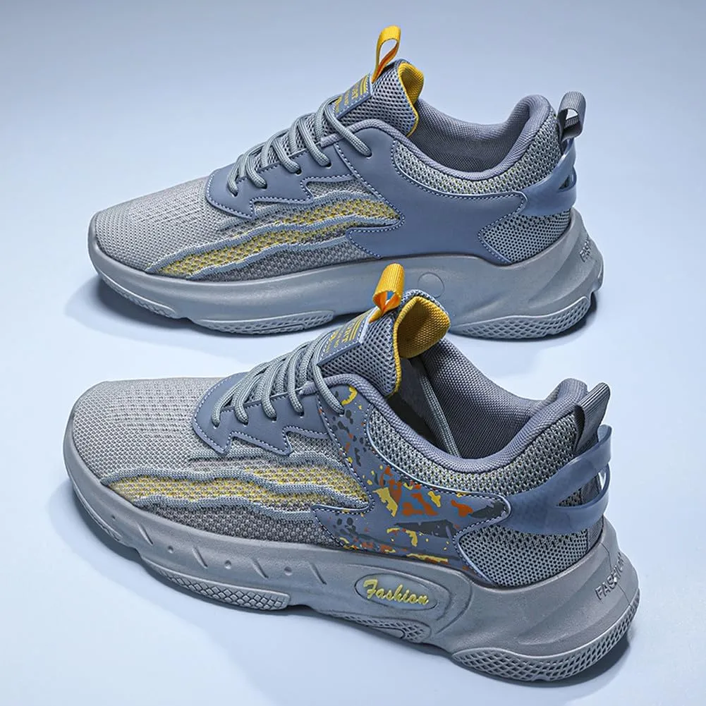 Casual Fly-Weaving Mesh Casual Running Sneakers Breathable Jogging Walking Shoes