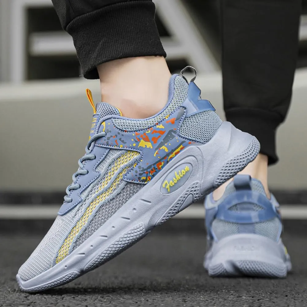 Casual Fly-Weaving Mesh Casual Running Sneakers Breathable Jogging Walking Shoes