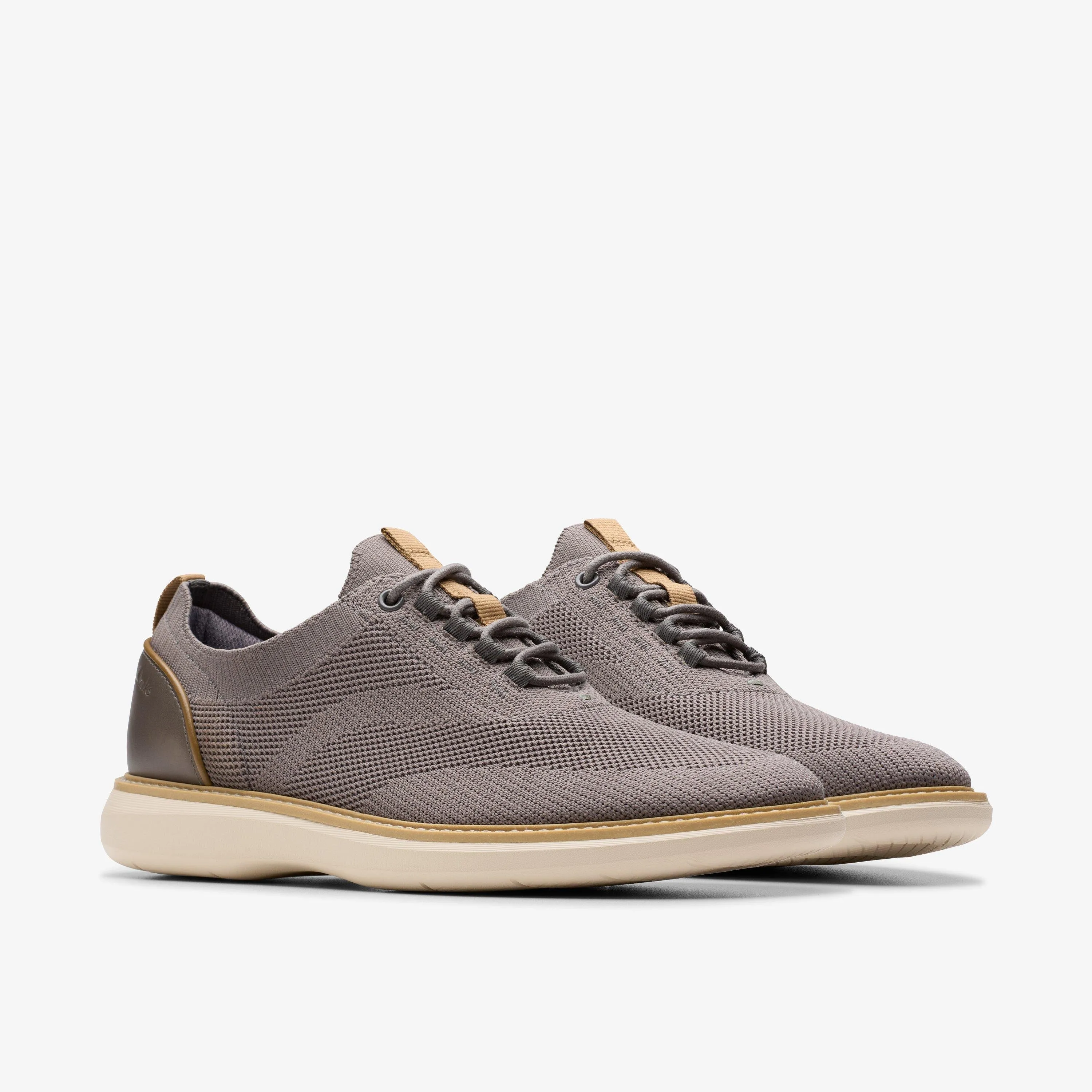 Clarks Men's Brantin Knit Grey Knit 26181964