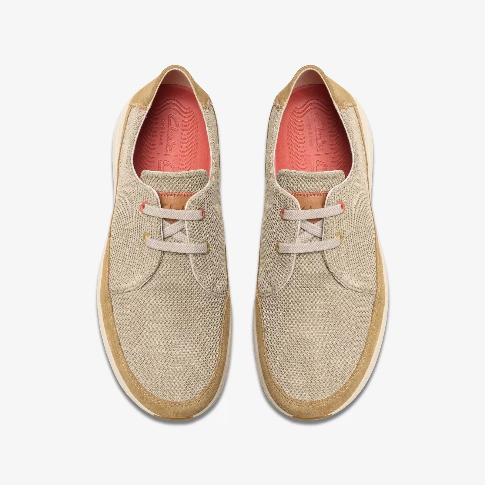 Clarks Men's Easeway Lace Sand Combi 26181369