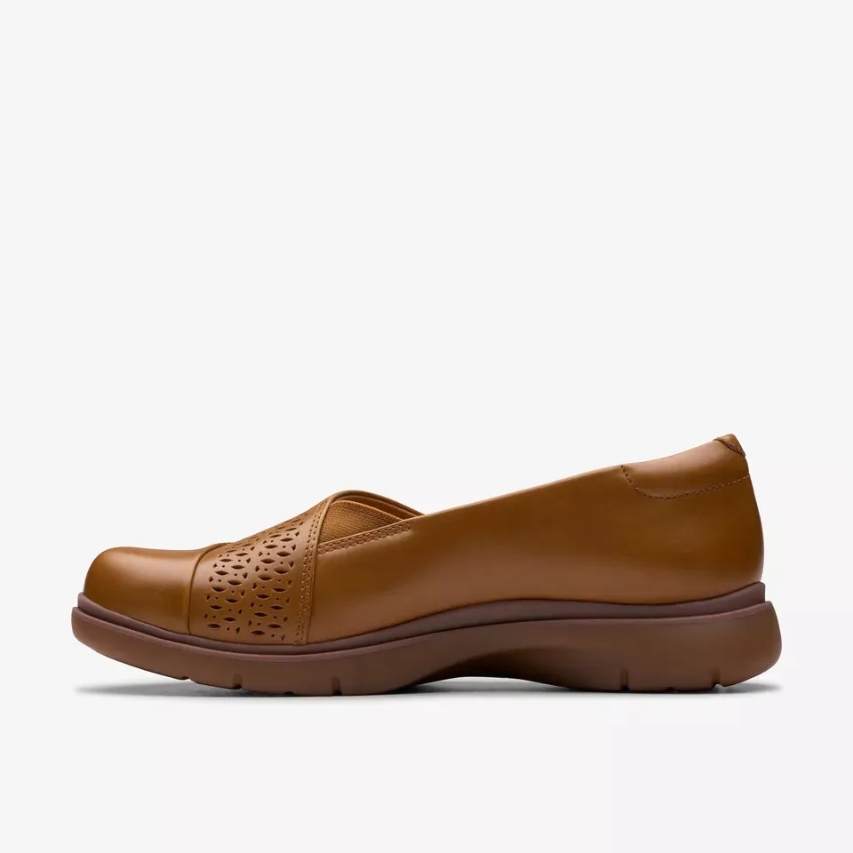 Clarks Women's Certina Edge Tan Leather 26181431