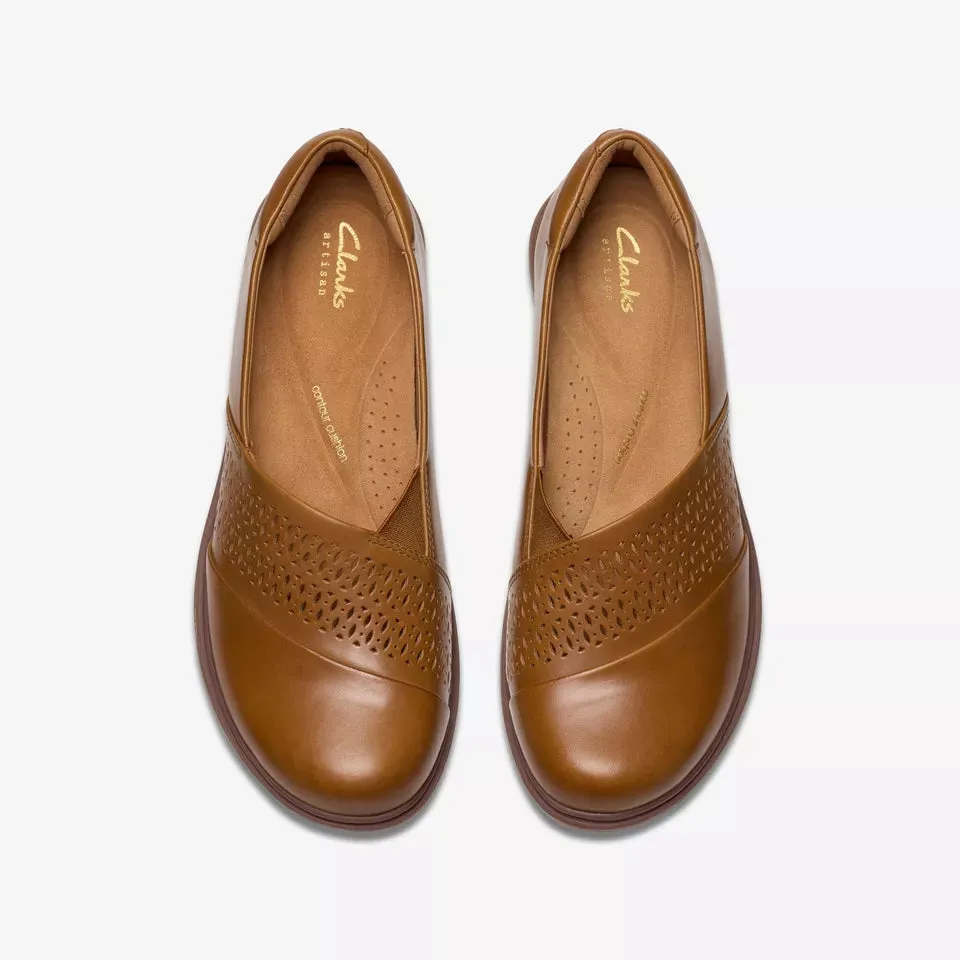 Clarks Women's Certina Edge Tan Leather 26181431