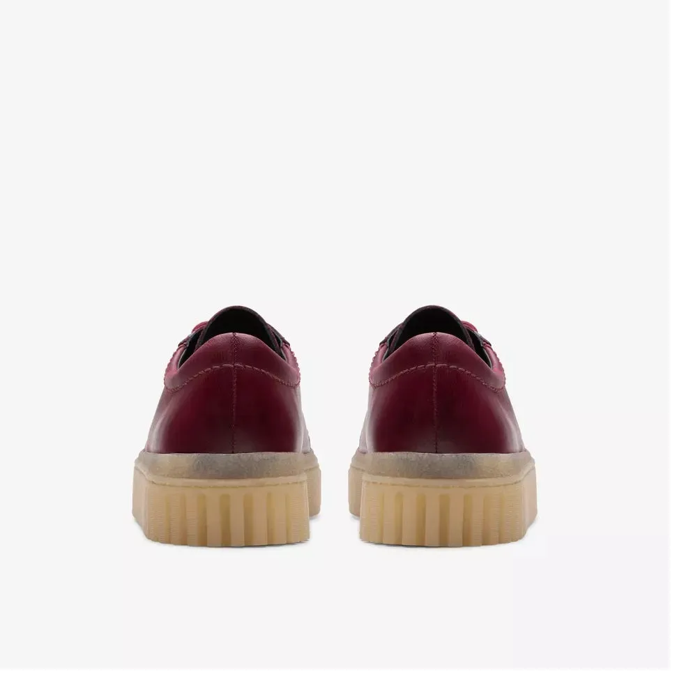 Clarks Women's Mayhill Walk Burgundy Leather 26178853