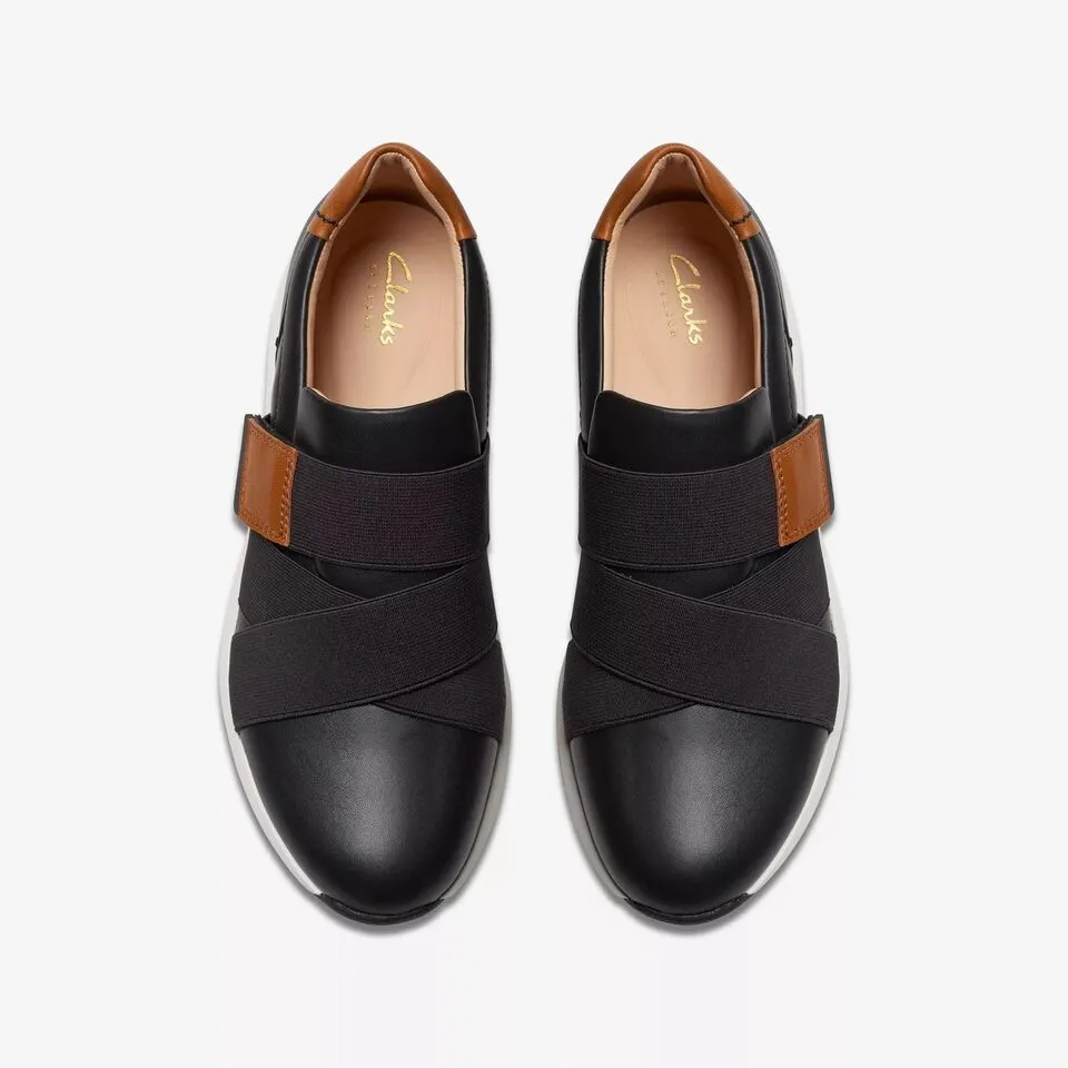 Clarks Women's Tivoli Strap Black Leather