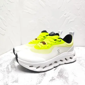 CLOUDTILT 2.0 SNEAKER NEON YELLOW MIX PALE GRAY CALFSKIN AND BREATHABLE MESH