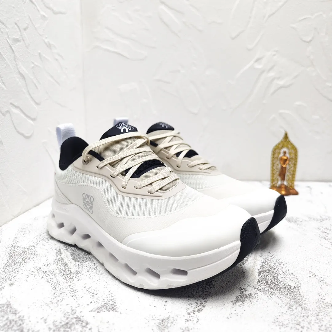 CLOUDTILT 2.0 SNEAKER PALE GRAY CALFSKIN AND BREATHABLE MESH