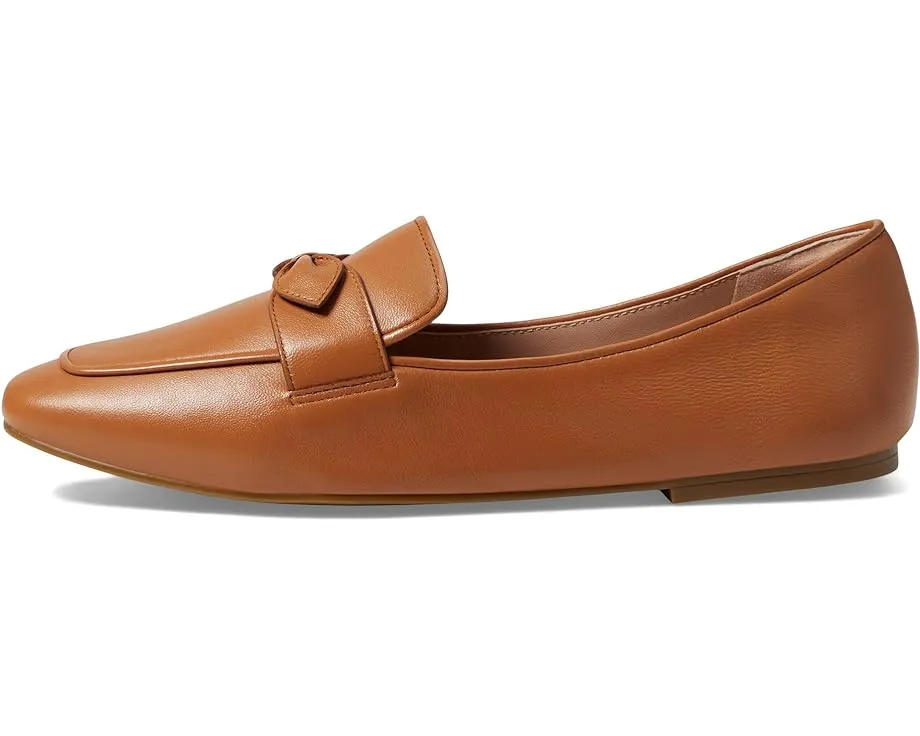 Cole Haan Bow Classic Satisfaction guaranteed Loafers Square Discounted York Pecan Bow Toe Leather Detailed On Slip
