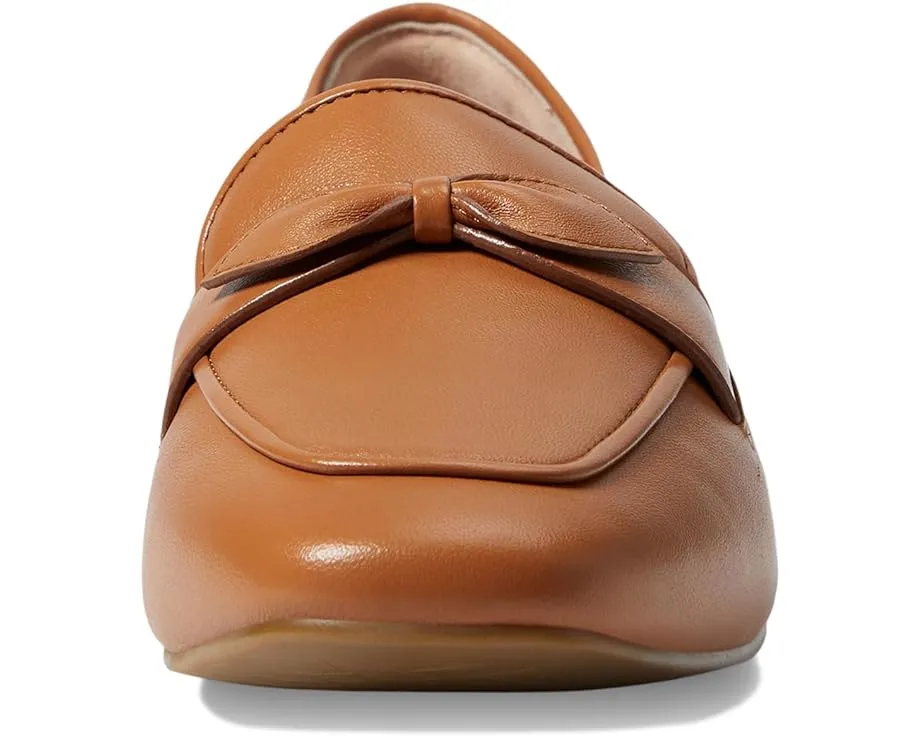 Cole Haan Bow Classic Satisfaction guaranteed Loafers Square Discounted York Pecan Bow Toe Leather Detailed On Slip