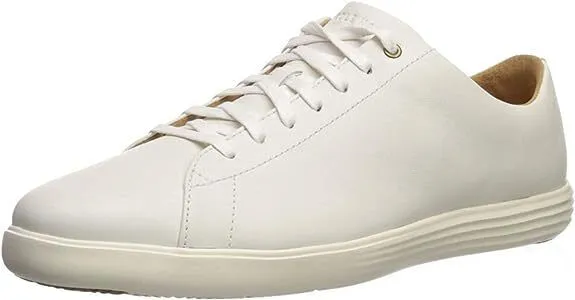 Cole Haan Mens Grand Crosscourt Sneakers White Leather C26515