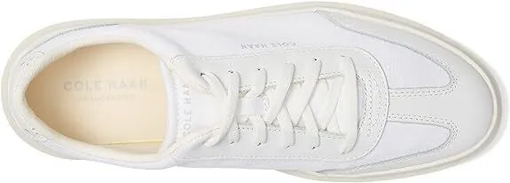 Cole Haan Men's Grandpro Rally Canvas T-Toe Sneaker White/Egret C37232