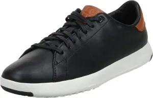 Cole Haan Men's Grandpro Tennis Fashion Sneaker, Black/British Tan, 11.5 M US