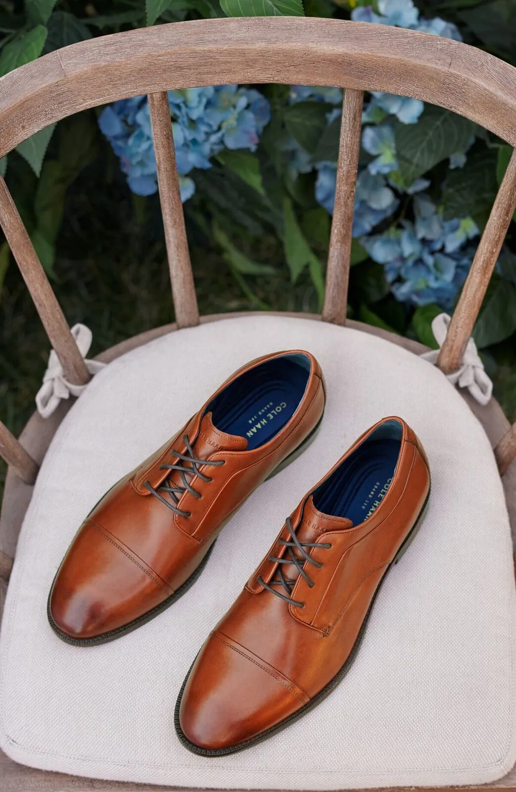 Cole Haan Men's Harrison Grand 2.0 Derby Cap Toe Oxford British Tan C32796