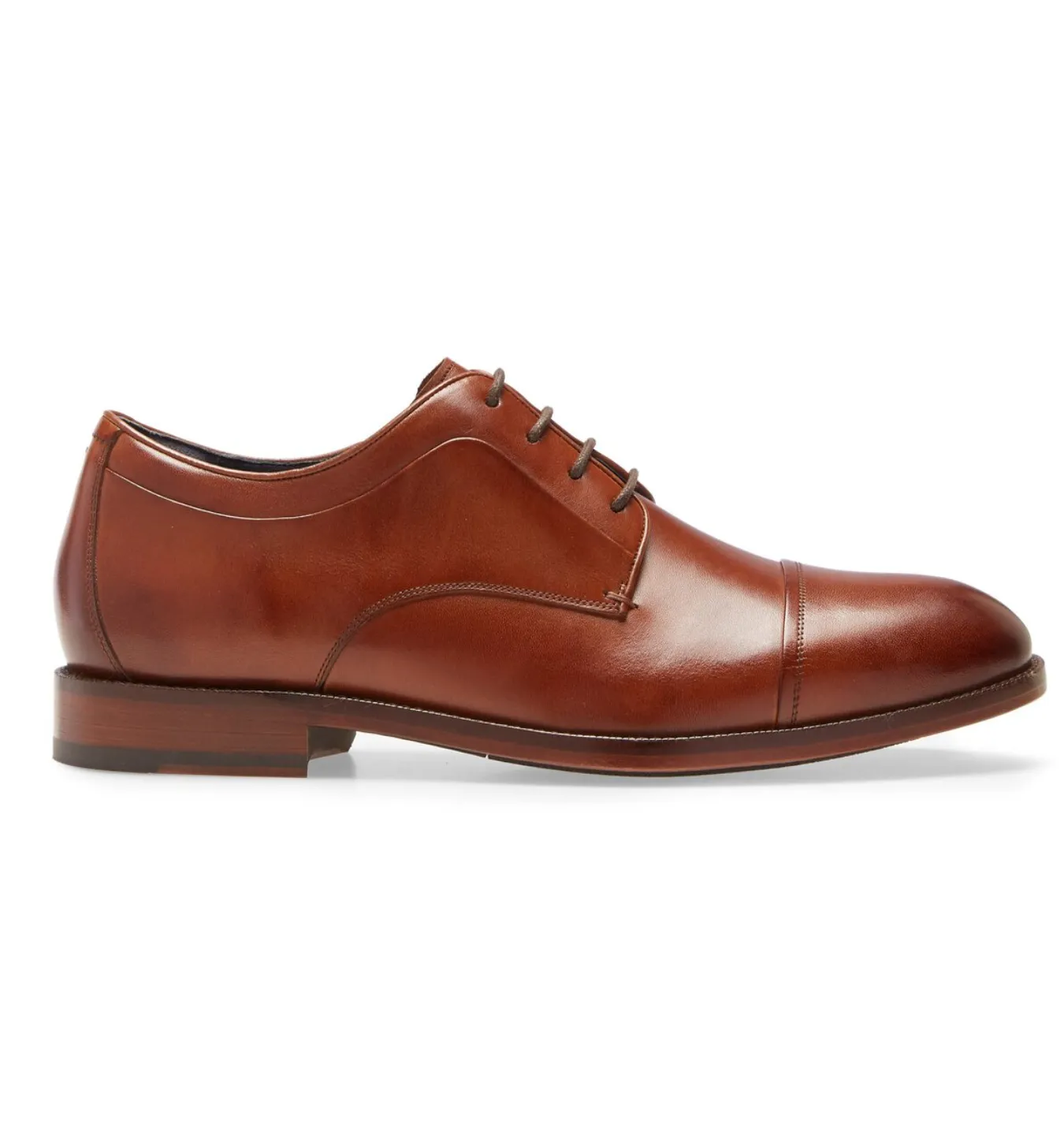 Cole Haan Men's Harrison Grand 2.0 Derby Cap Toe Oxford British Tan C32796