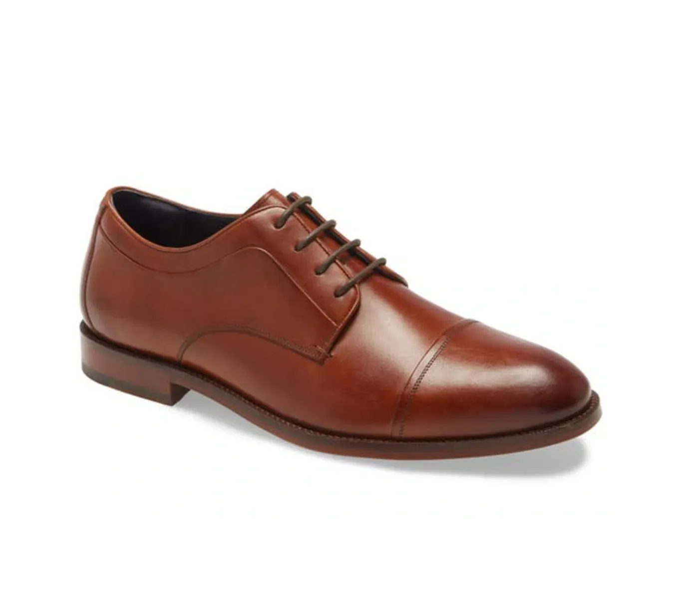 Cole Haan Men's Harrison Grand 2.0 Derby Cap Toe Oxford British Tan C32796