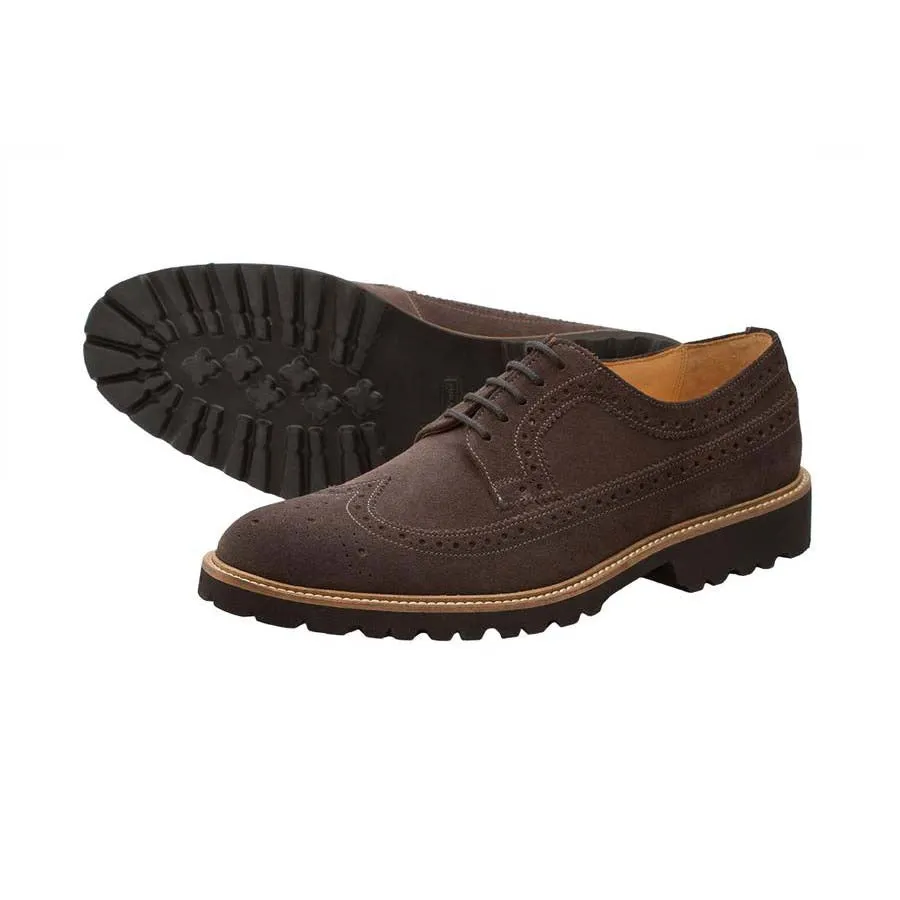 Dark Grey Suede Lightweight Casual Derby