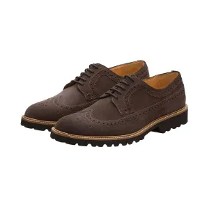 Dark Grey Suede Lightweight Casual Derby