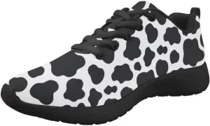 Dellukee Galaxy Print Walking Shoes Women Casual Mesh Colorful Durable Breathable Lace Up Fashion Sneaker