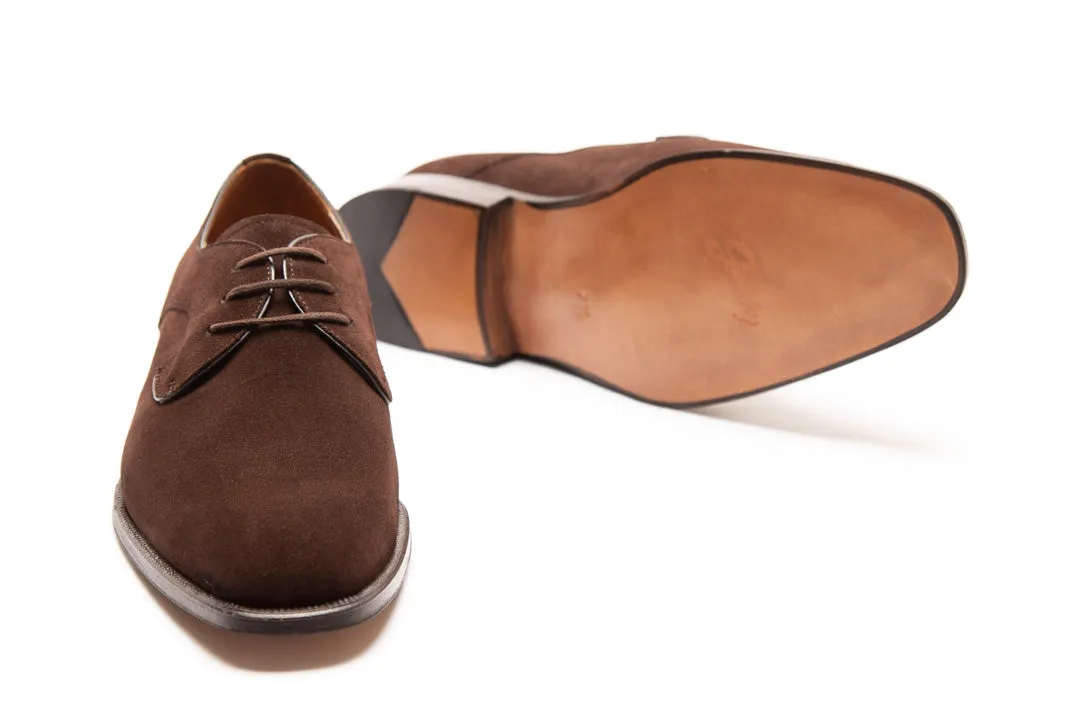 Derby 1609 Brown Suede