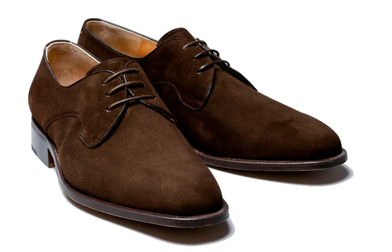 Derby 1609 Brown Suede