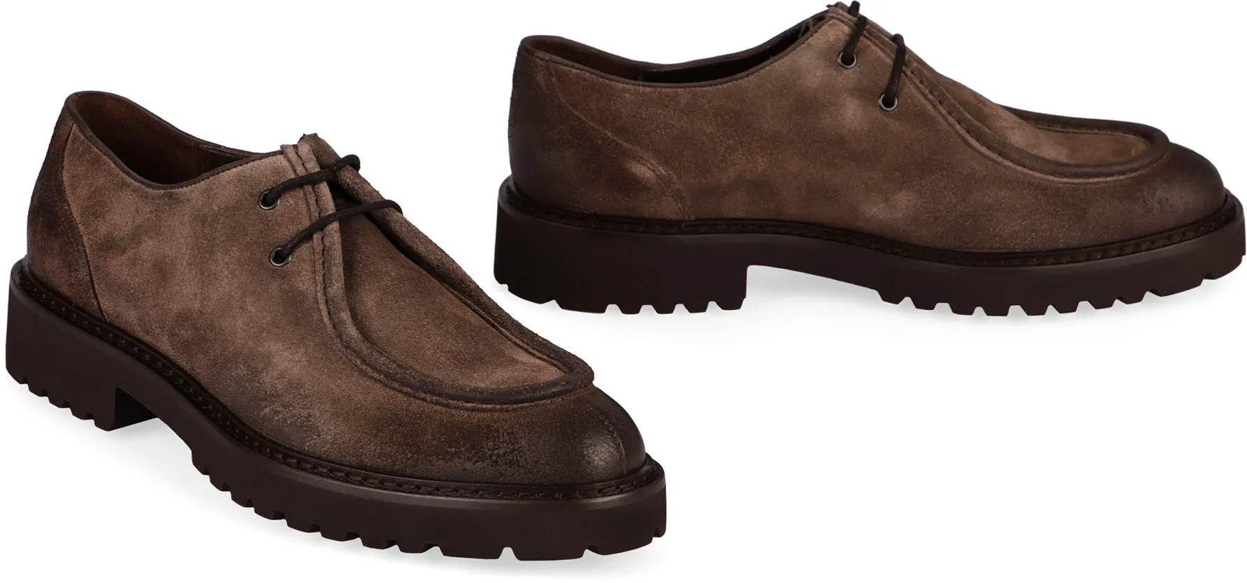 Derby lace-up shoes