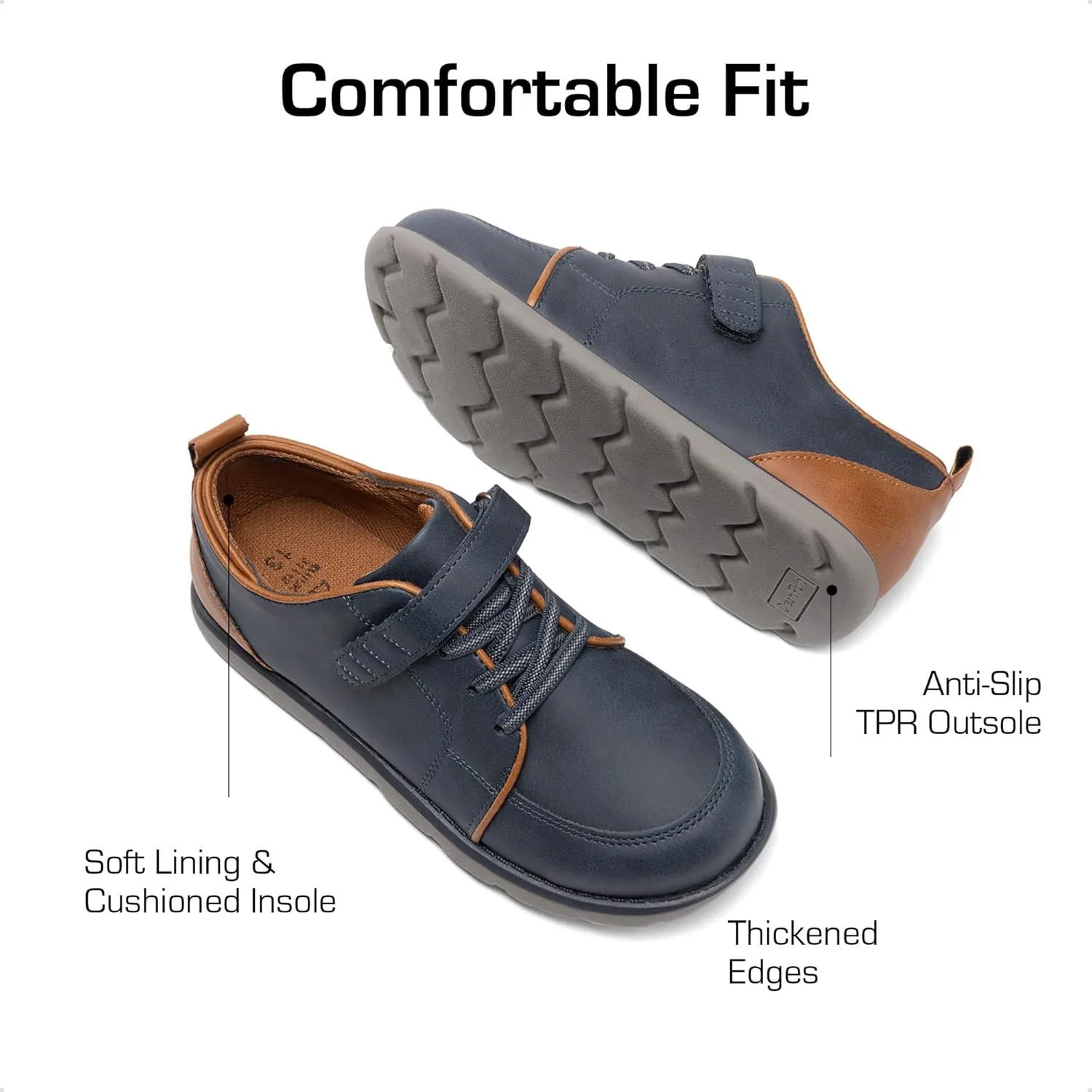 DREAM PAIRS Boys Dress Shoes Sneaker Casual Oxfords Formal School Uniform Shoes for Toddler Little Kid